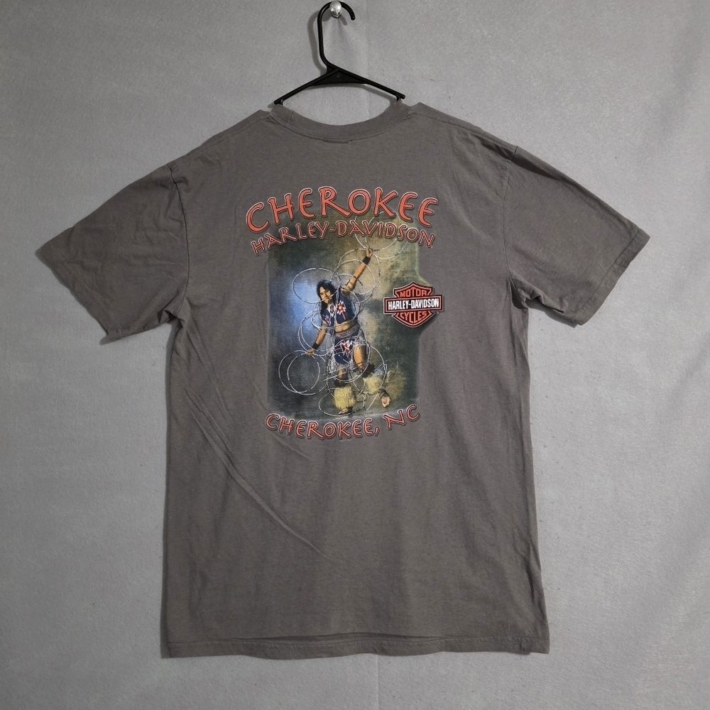 2013 Harley Davidson Cherokee North Carolina T Shirt Size Large